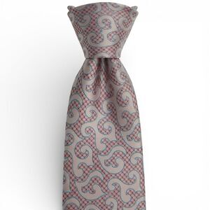 Holliday & Brown Special Re-Edition Men's Silk Necktie Pink Hand Made Italy NWT